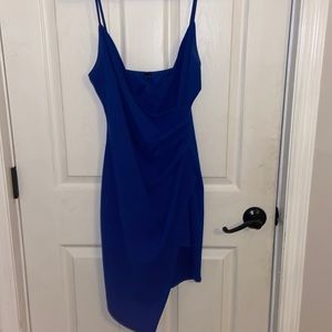 Blue mini dress